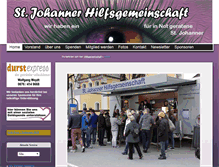 Tablet Screenshot of hilfsgemeinschaft.com