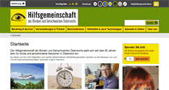 Desktop Screenshot of hilfsgemeinschaft.at